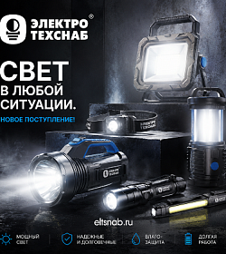 Свет в любой ситуации! Новое поступление фонарей от ЭРА и Трофи